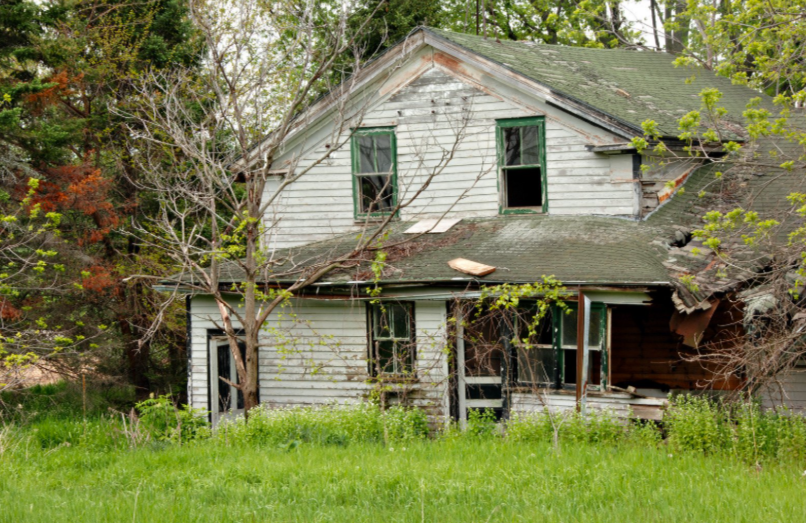 Maison abandonnée à donner gratuitement