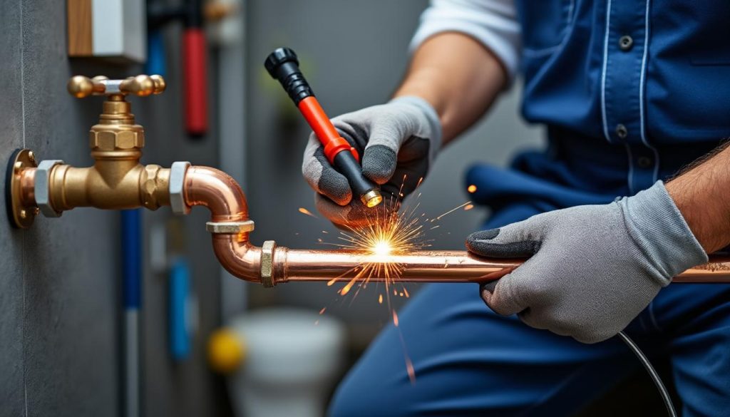 Réparation de tuyau cuivre : méthodes efficaces pour éviter les fuites