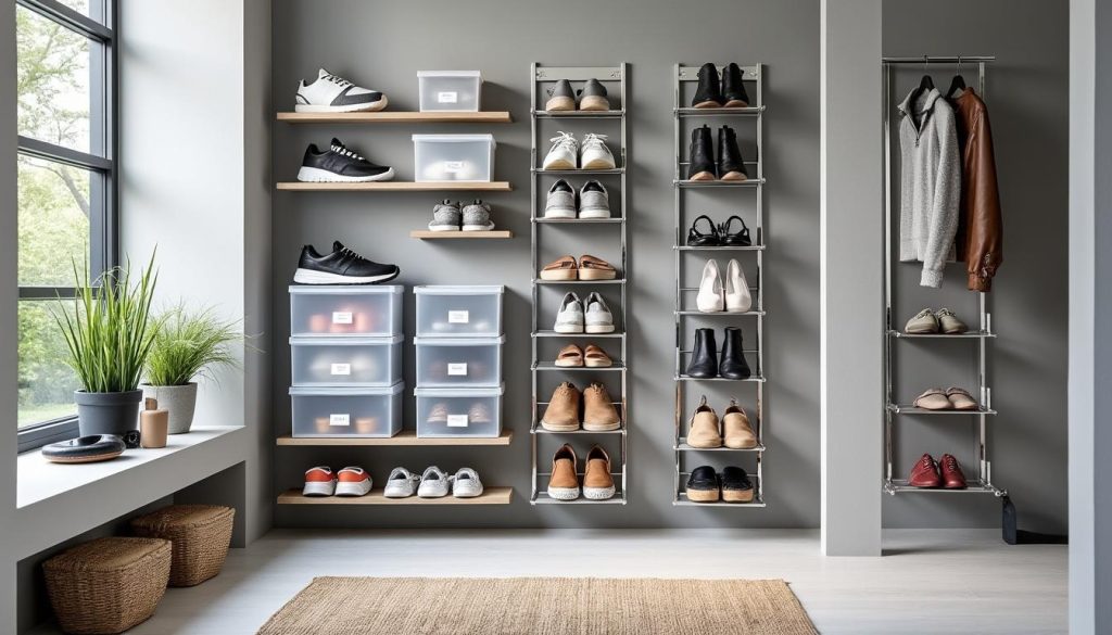 découvrez nos astuces pratiques pour un rangement de chaussures efficace et organisé, afin de gagner de l'espace et préserver vos paires préférées.