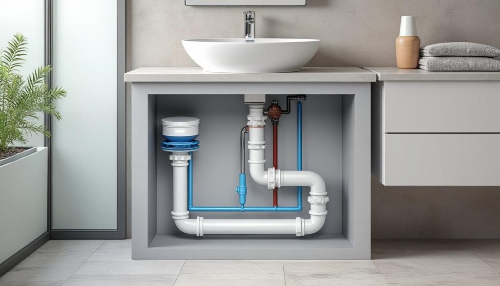 découvrez la hauteur idéale pour l'évacuation d'un lavabo de salle de bain afin d'assurer un bon drainage et éviter les problèmes de plomberie.