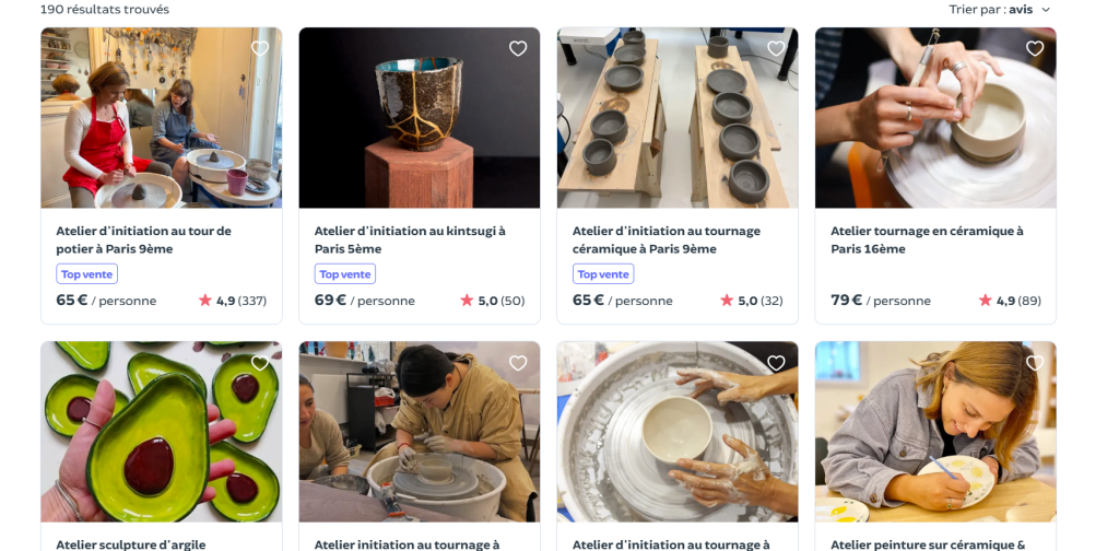 Où réserver des cours particuliers de poterie à Paris ?