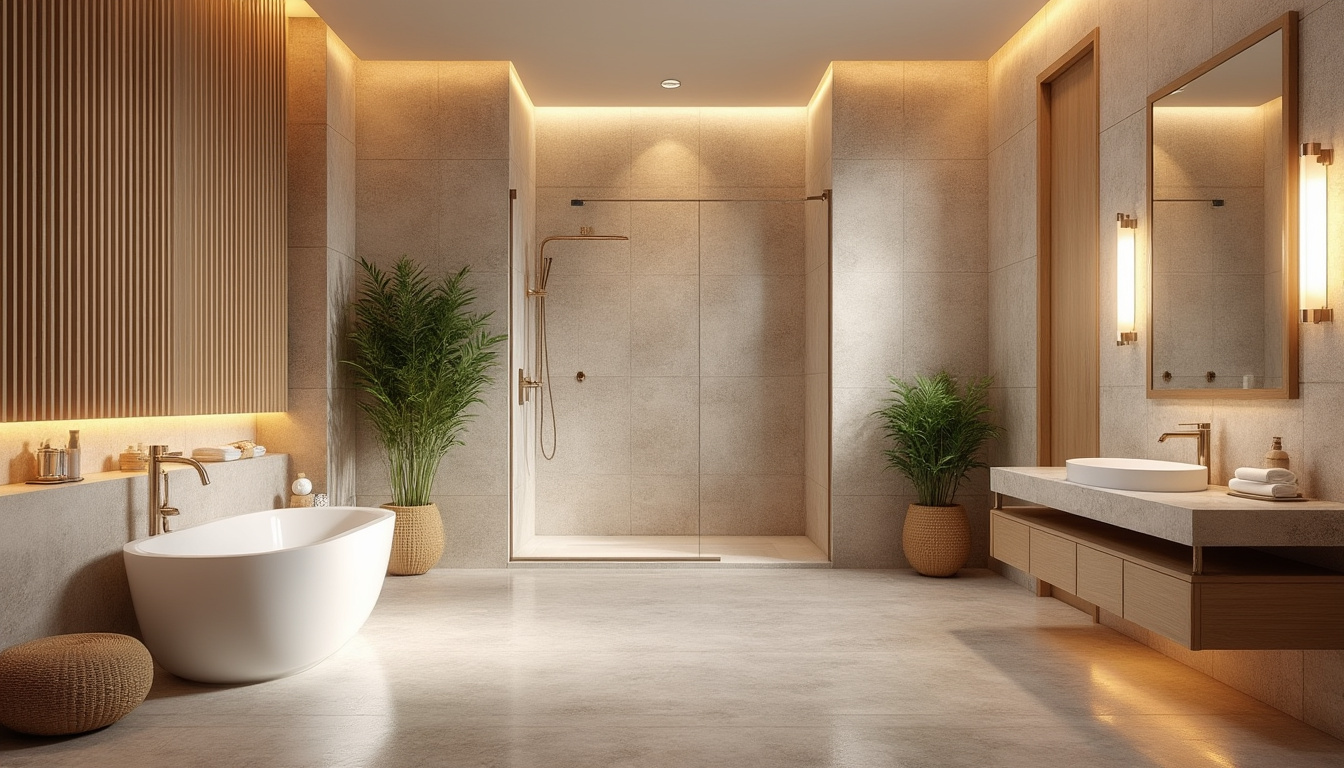 découvrez comment aménager une salle de bain élégante en alliant la chaleur naturelle du bois au charme intemporel du travertin pour un espace lumineux et raffiné.