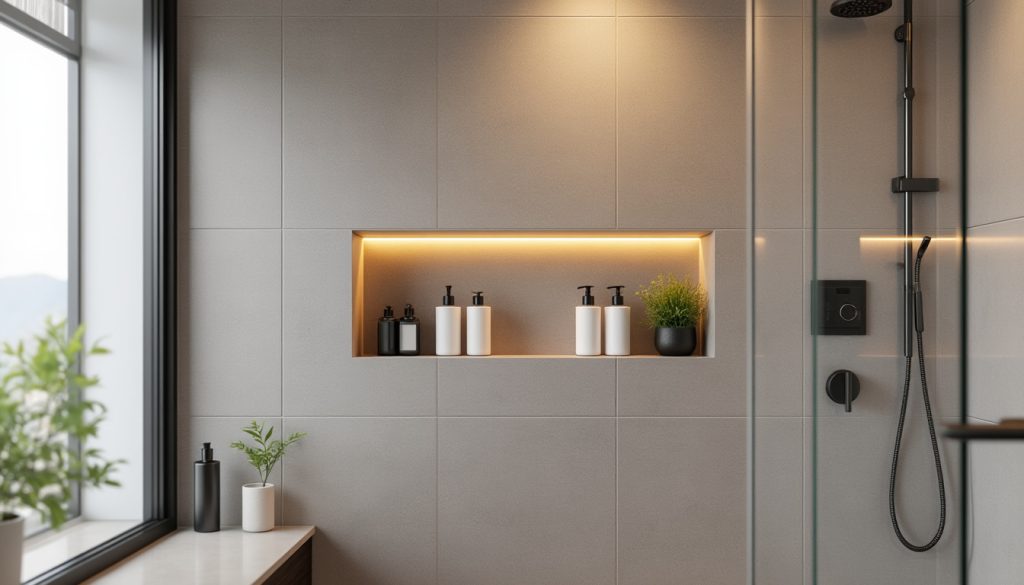 découvrez comment choisir la niche de douche parfaite en fonction de l'agencement et du style de votre salle de bain pour allier praticité et esthétique.