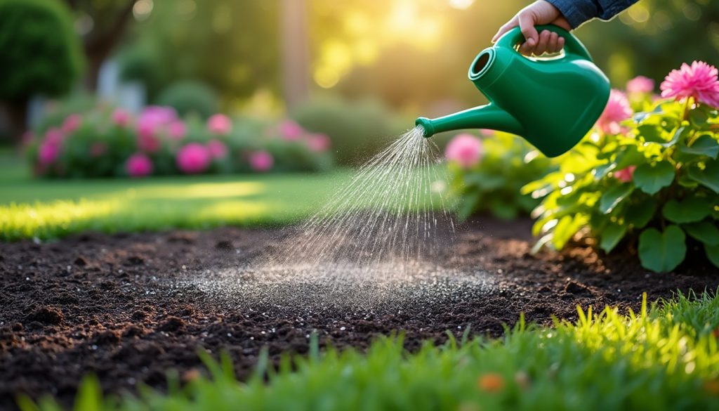 découvrez pourquoi arroser le gazon après le semis est essentiel pour garantir une germination optimale et un gazon bien établi.