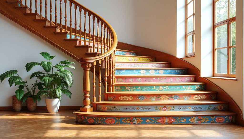 découvrez des idées créatives de peinture pour sublimer et valoriser votre escalier en bois, alliant style et protection durable.