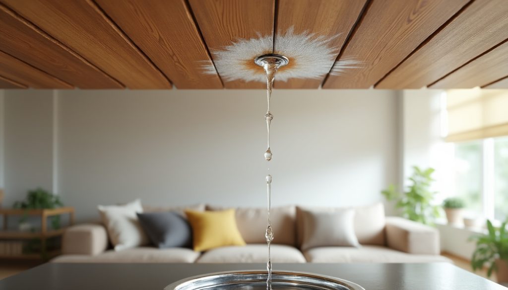 Pourquoi une goutte d&rsquo;eau tombe du plafond de votre maison et comment y remédier ?